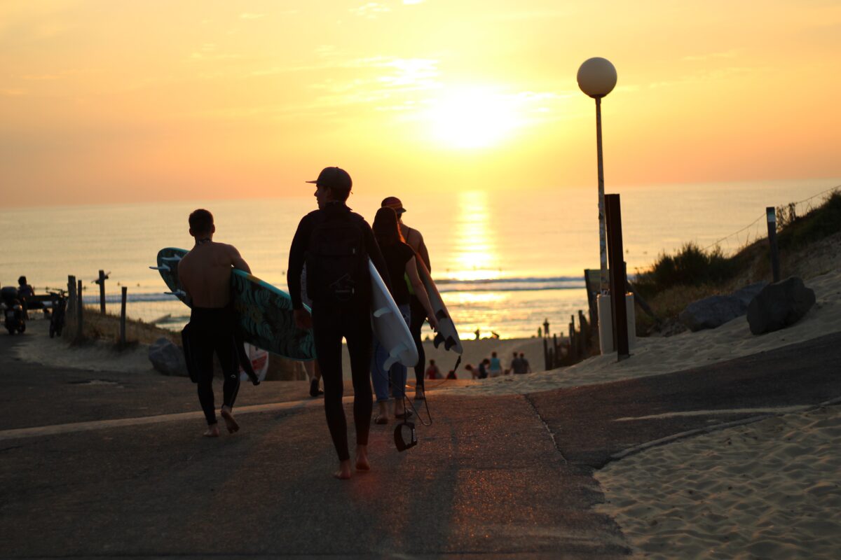 Hossegor surf town France
