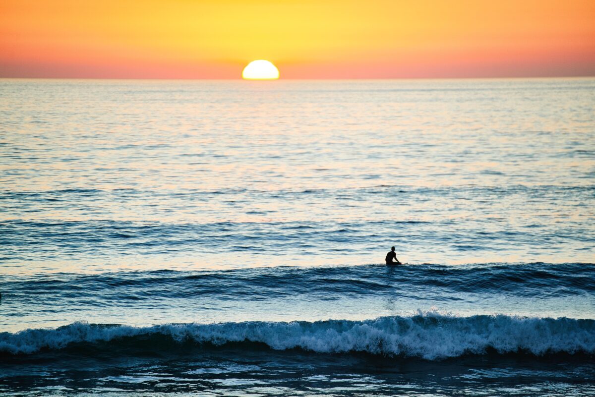 Hossegor surf sunset