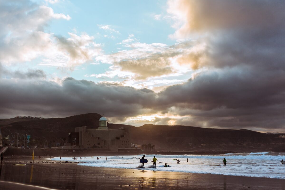 Las Palmas surf beach Canary Islands