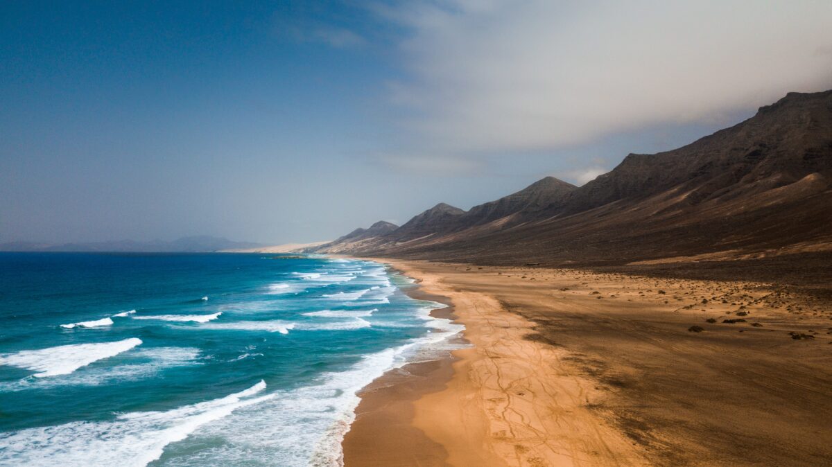Fuerteventura surf beach Canary
