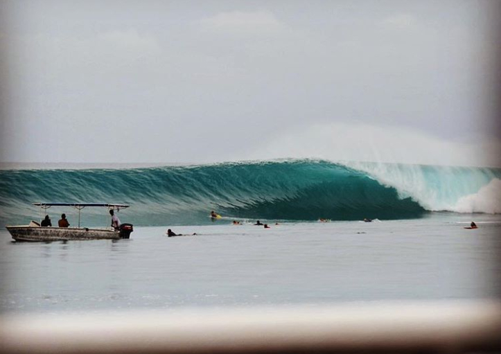 Mentawai lance's right Indonesia