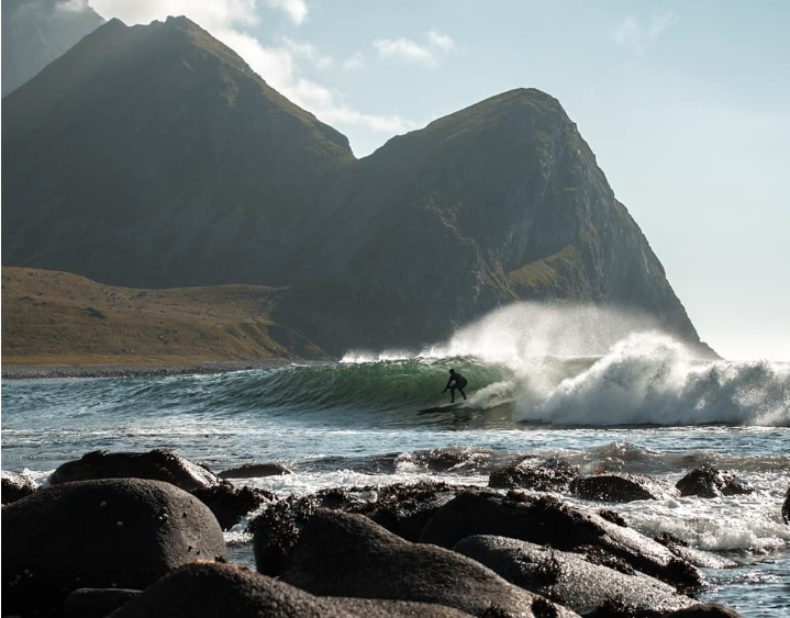 Norway uncrowded surf