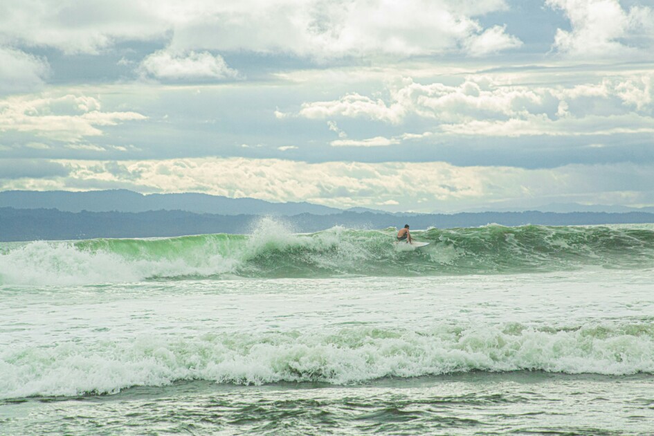Pavones, longest wave in Costa Rica.