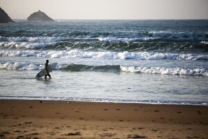 Surf Beach in Peniche, Portugal