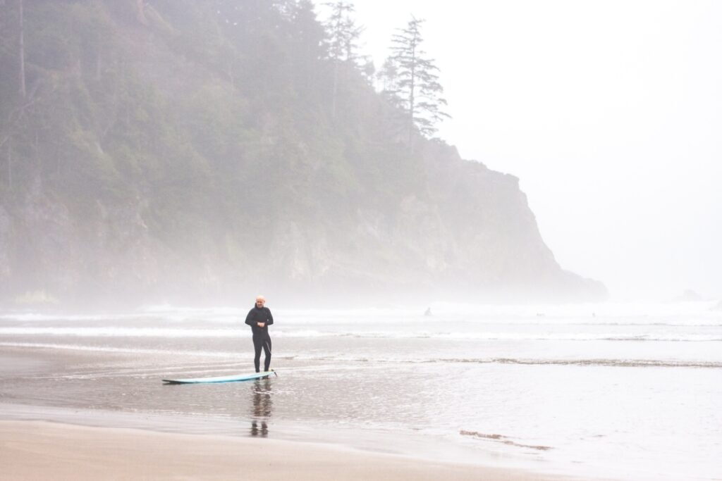 Oregon Surfing Beach