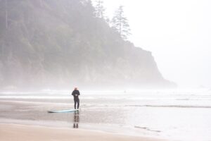 Oregon Surfing Beach