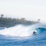 Man surfing in Java Indonesia